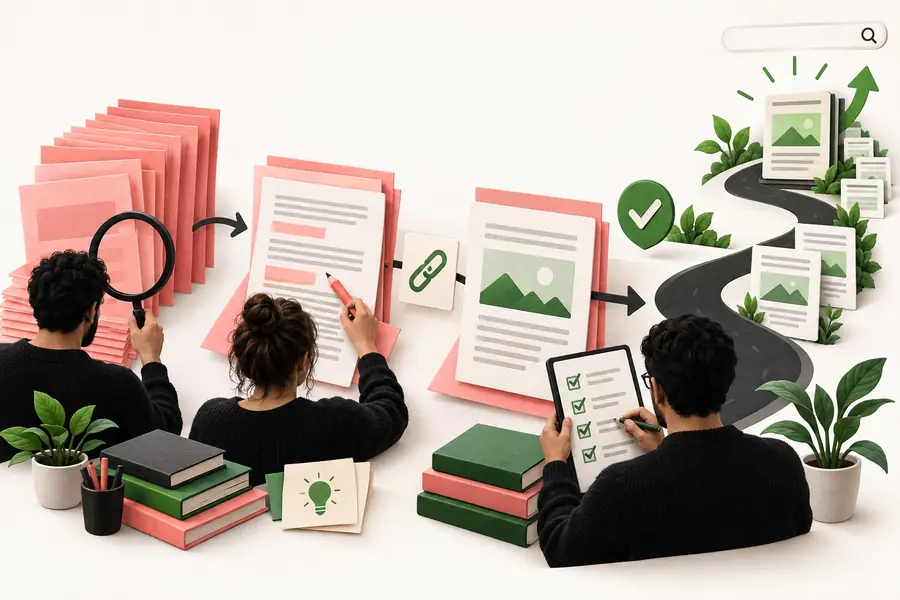 Reviewed search guidance with sources, context, and practical examples